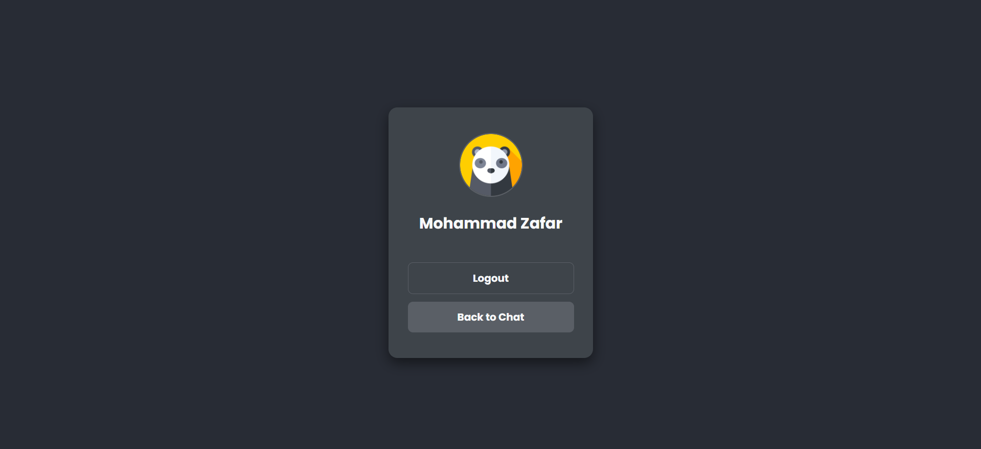 Realtime Chat App screenshot 1